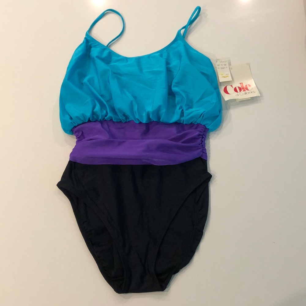 NWT retro one piece swimsuit  size 14